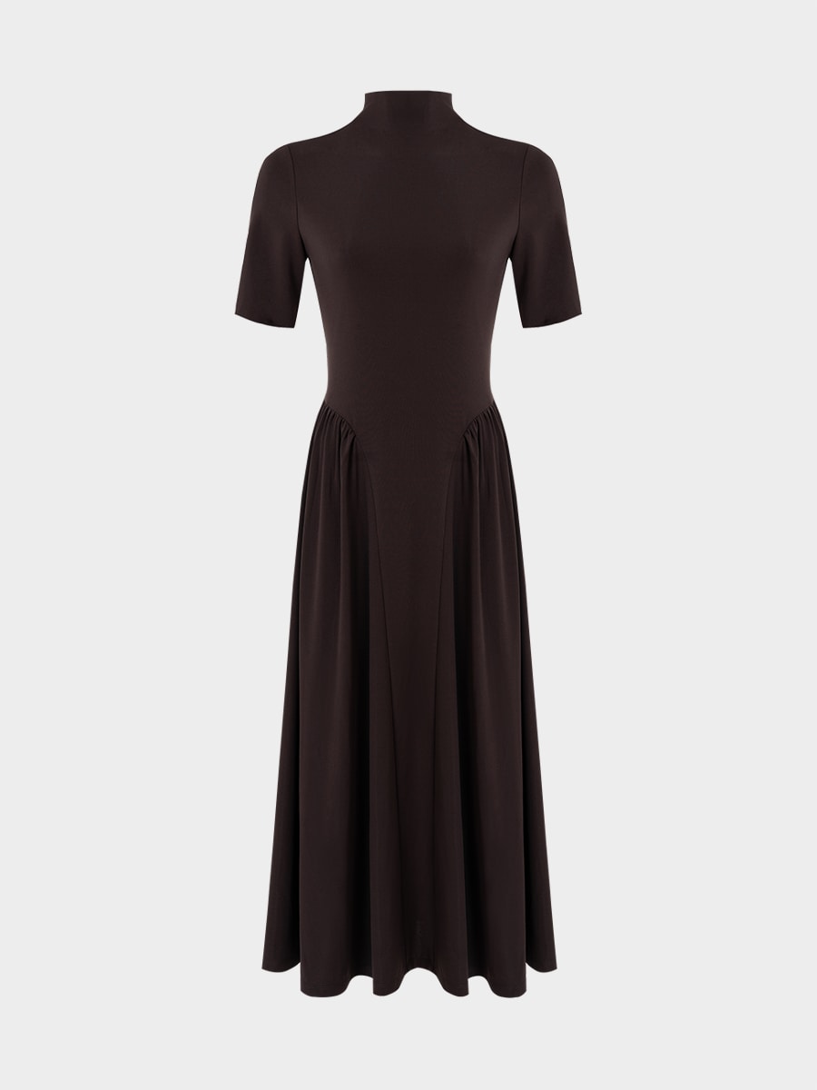 Платье миди из джерси