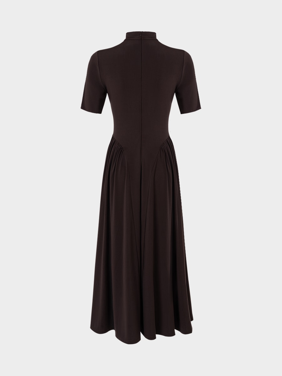 Платье миди из джерси