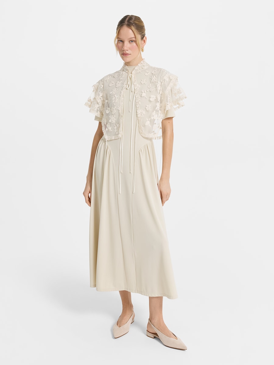 Платье миди из джерси