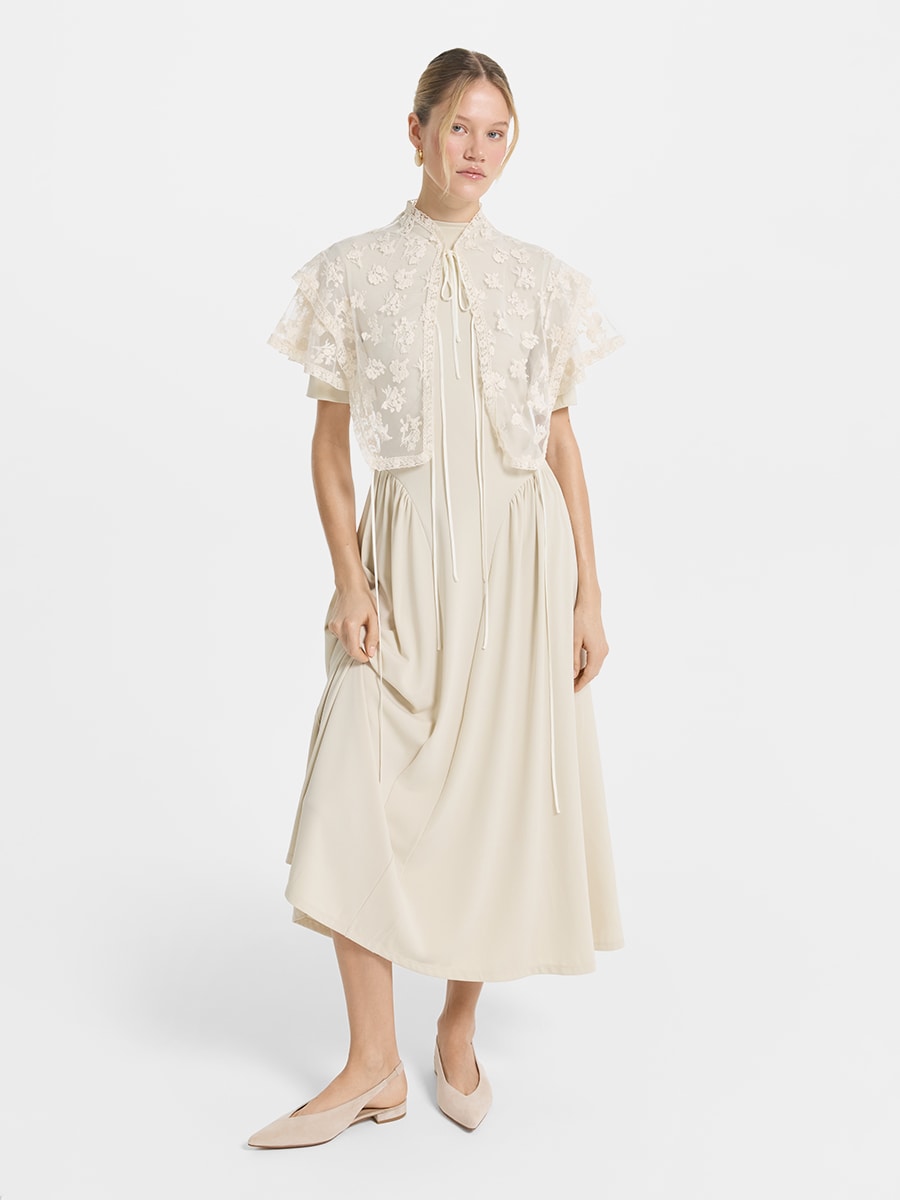 Платье миди из джерси