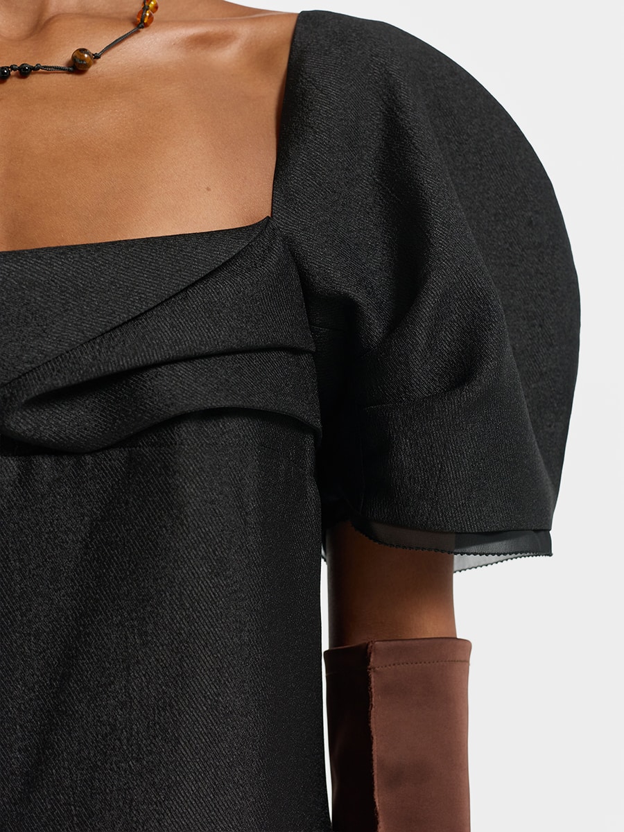 Платье макси с открытой спиной