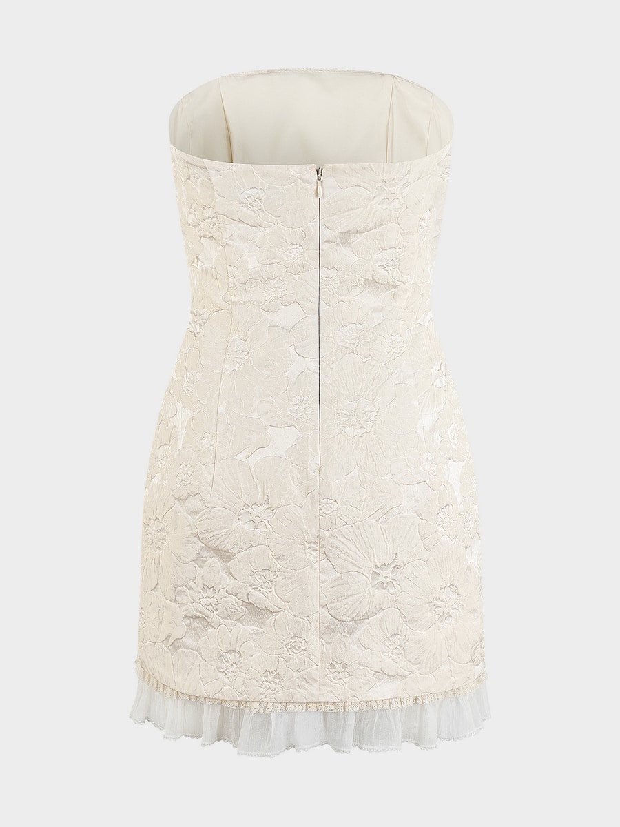 Жаккардовое платье мини