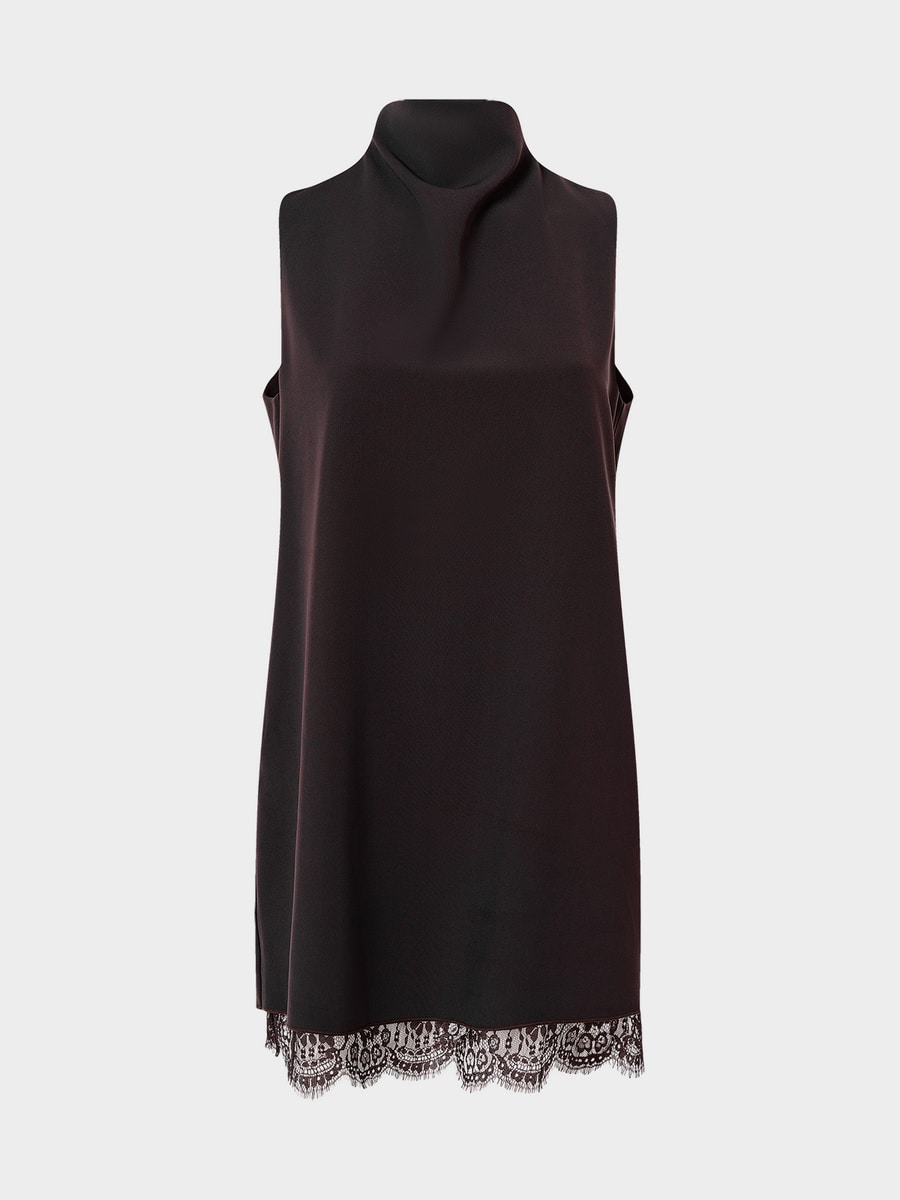 Платье мини с кружевом 6153623524-22