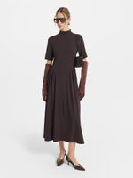 Платье миди из джерси