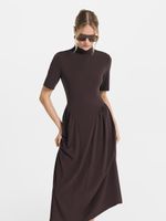 Платье миди из джерси