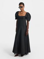 Платье макси с открытой спиной