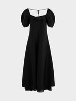 Платье макси с открытой спиной