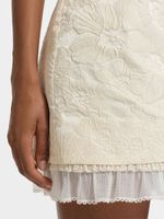 Жаккардовое платье мини