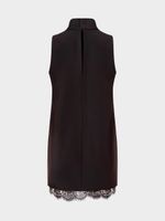 Платье мини с кружевом