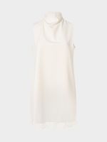 Платье мини с кружевом