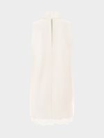 Платье мини с кружевом