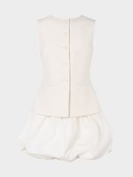 Платье мини с юбкой-баллон