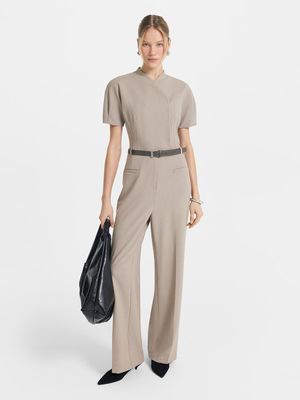 

Комбинезон приталенного кроя с вискозой