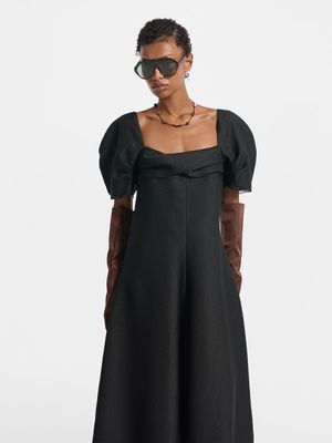 

Платье макси с открытой спиной