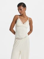 Топ из модала с кружевом