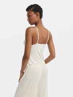 Топ из модала с кружевом