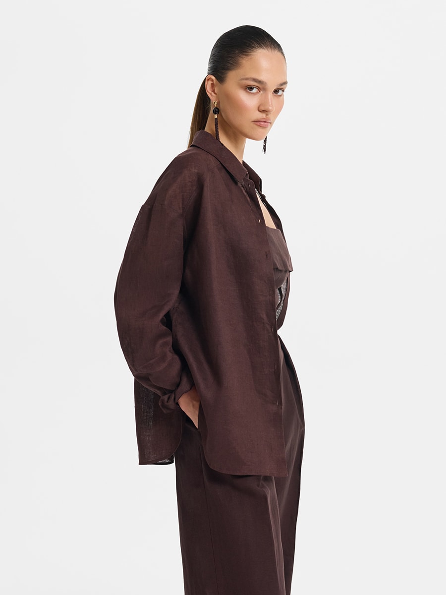 Рубашка из 100% льна 