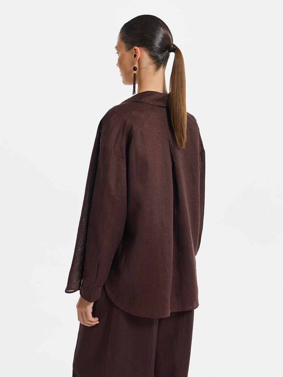 Рубашка из 100% льна 