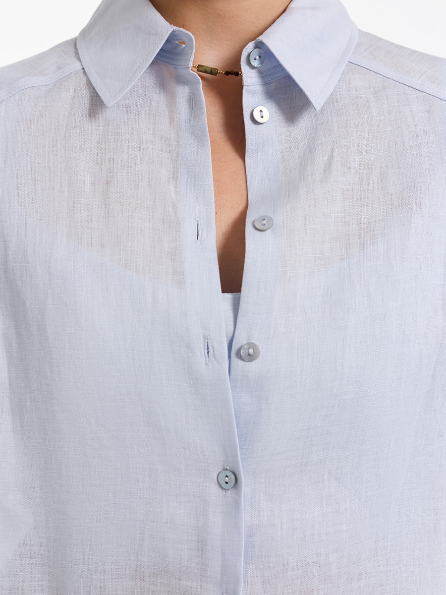 Рубашка из 100% льна  6254016320-41