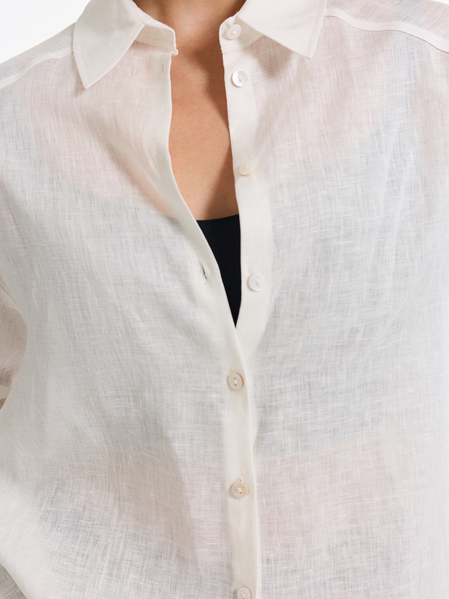 Рубашка из 100% льна 