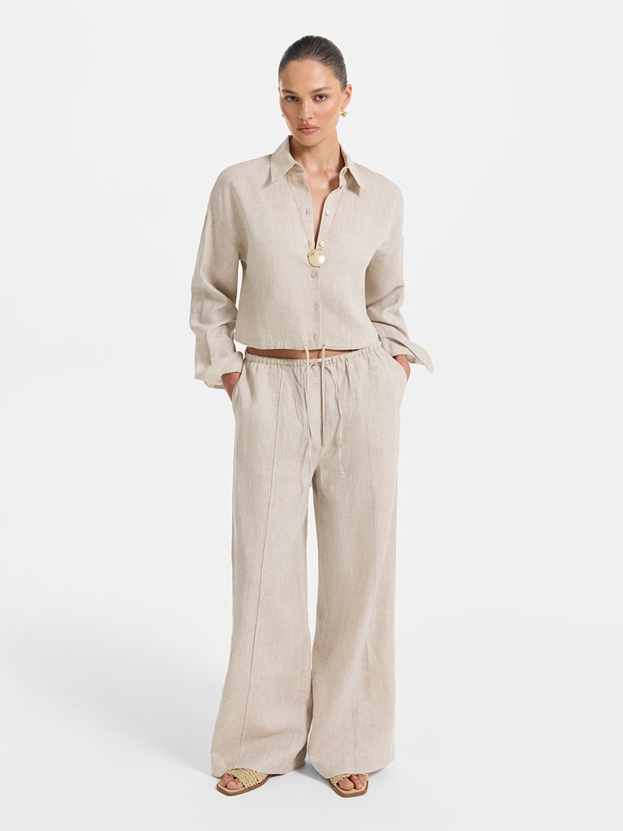 Рубашка из 100% льна 