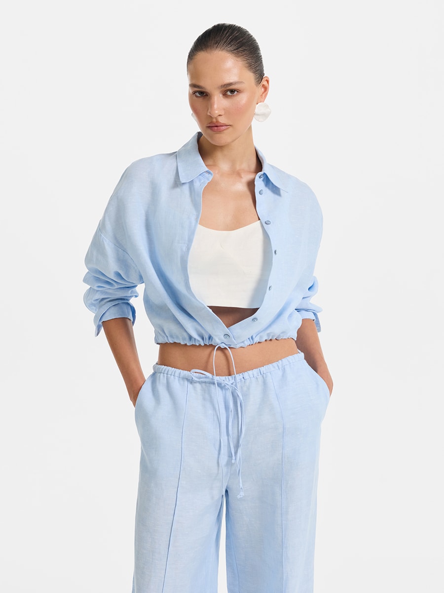 Рубашка из 100% льна 