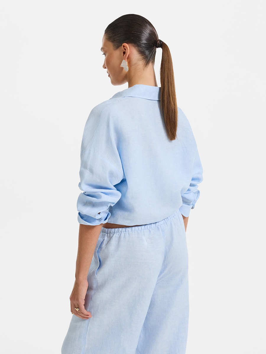 Рубашка из 100% льна 