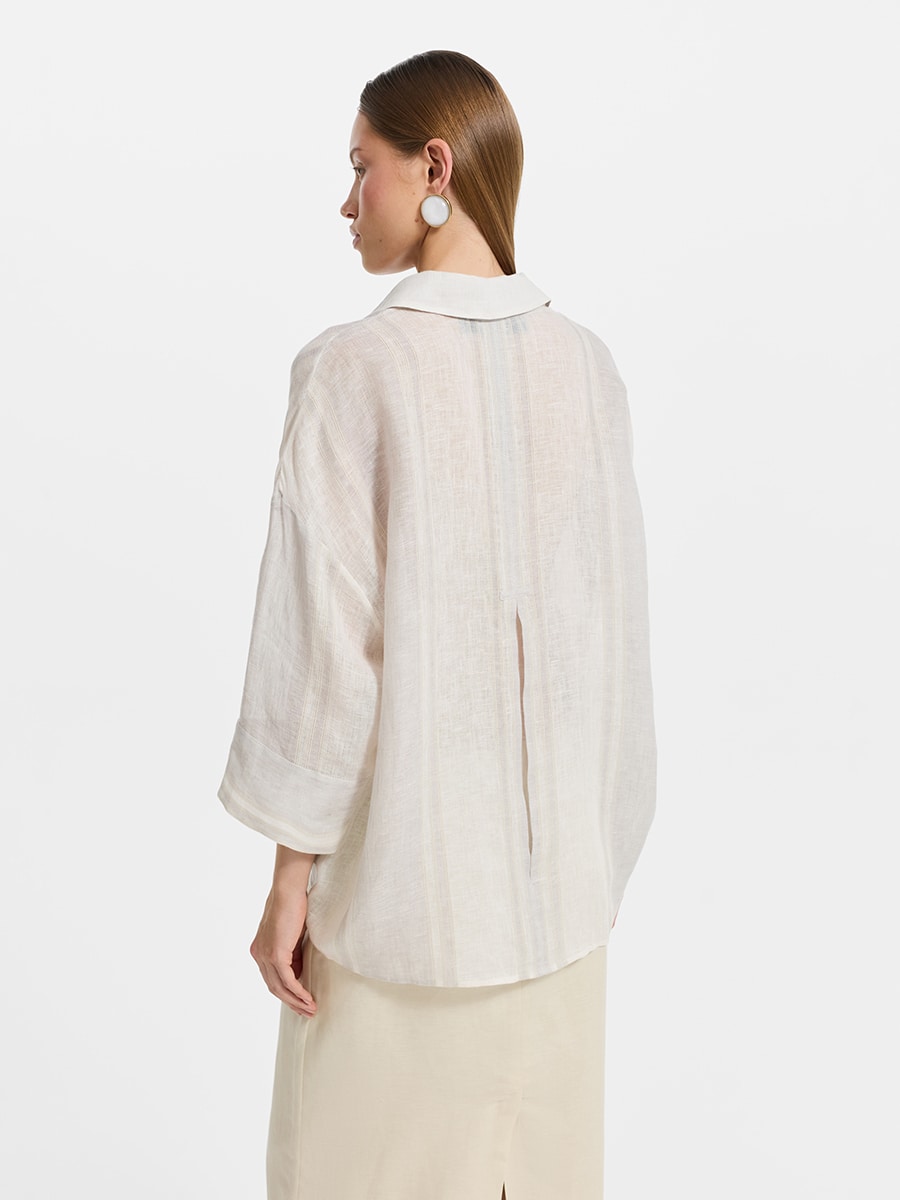 Рубашка изо льна 