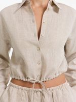 Рубашка из 100% льна 