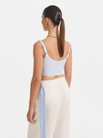 Топ изо льна и вискозы 