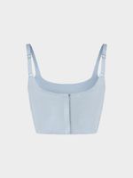 Топ изо льна и вискозы 