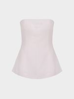 Топ изо льна и вискозы 