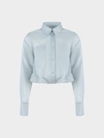 Укороченная рубашка из хлопка