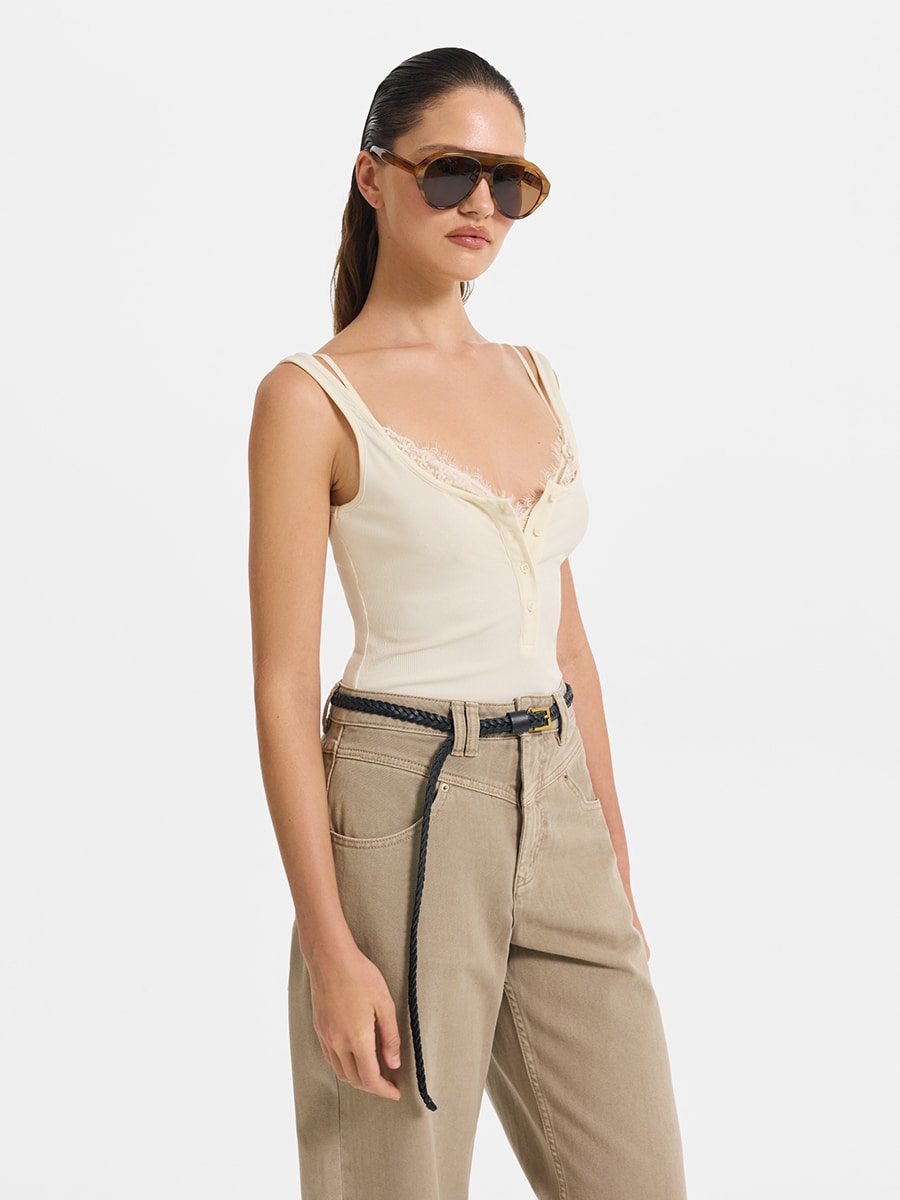 Боди с кружевом