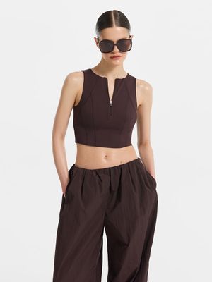 

Спортивный топ на молнии