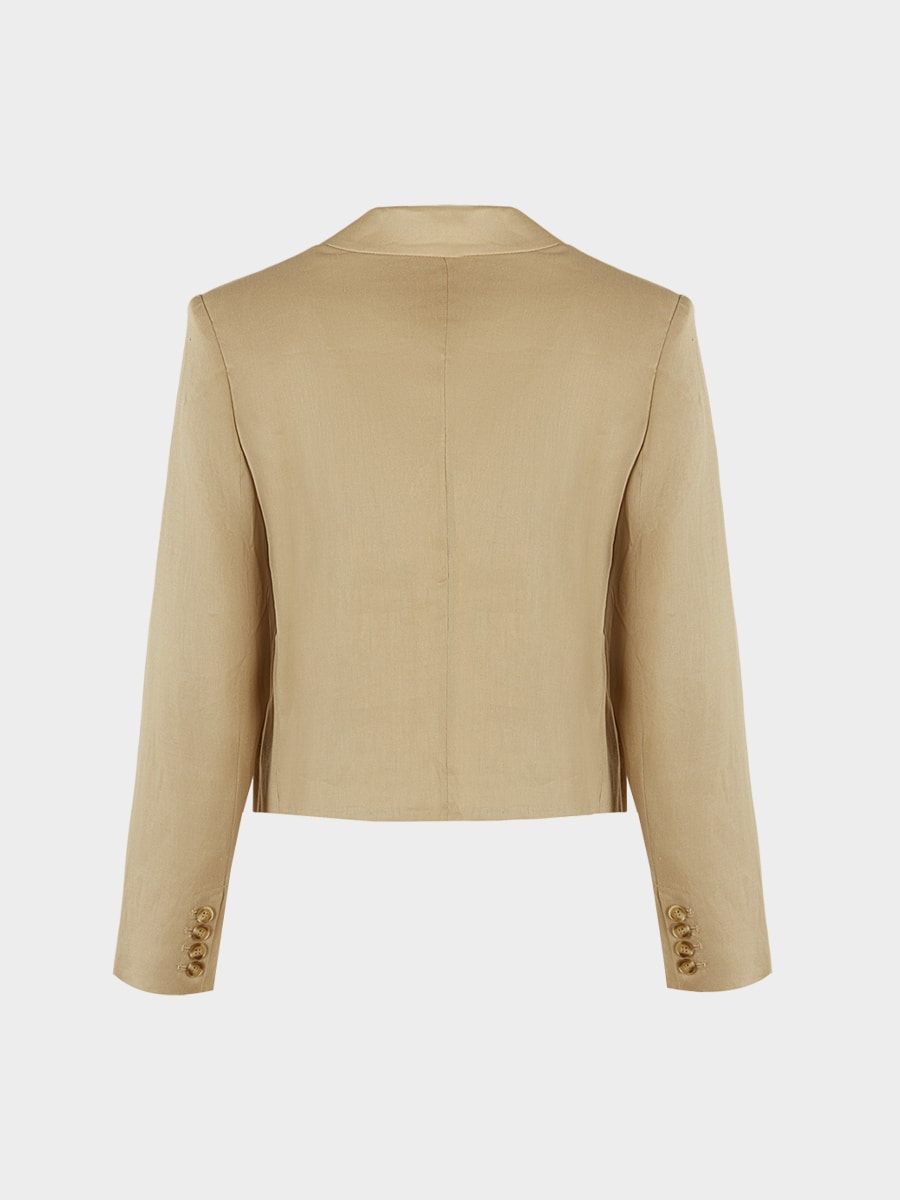 Жакет изо льна и вискозы 