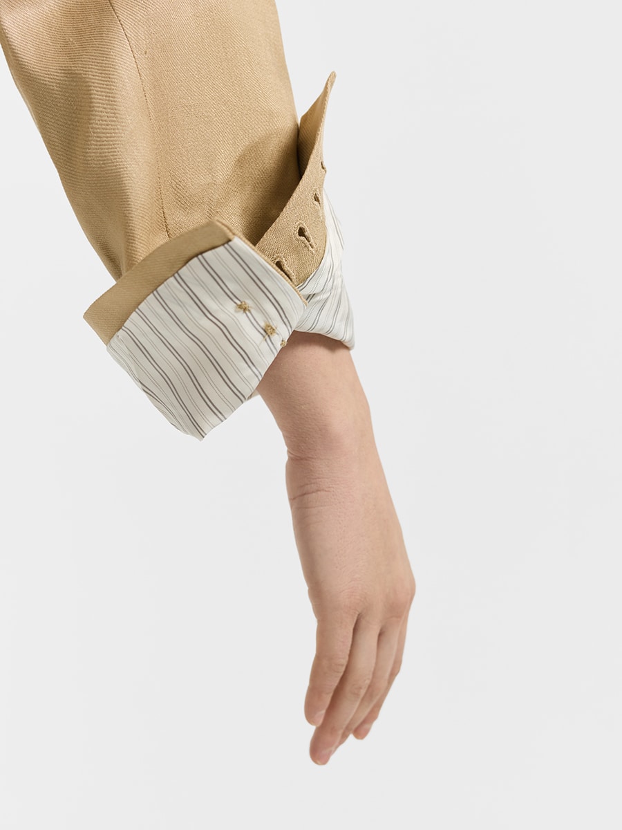 Жакет изо льна и вискозы 