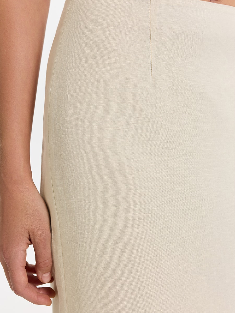 Юбка-карандаш изо льна и вискозы 6254203212-61
