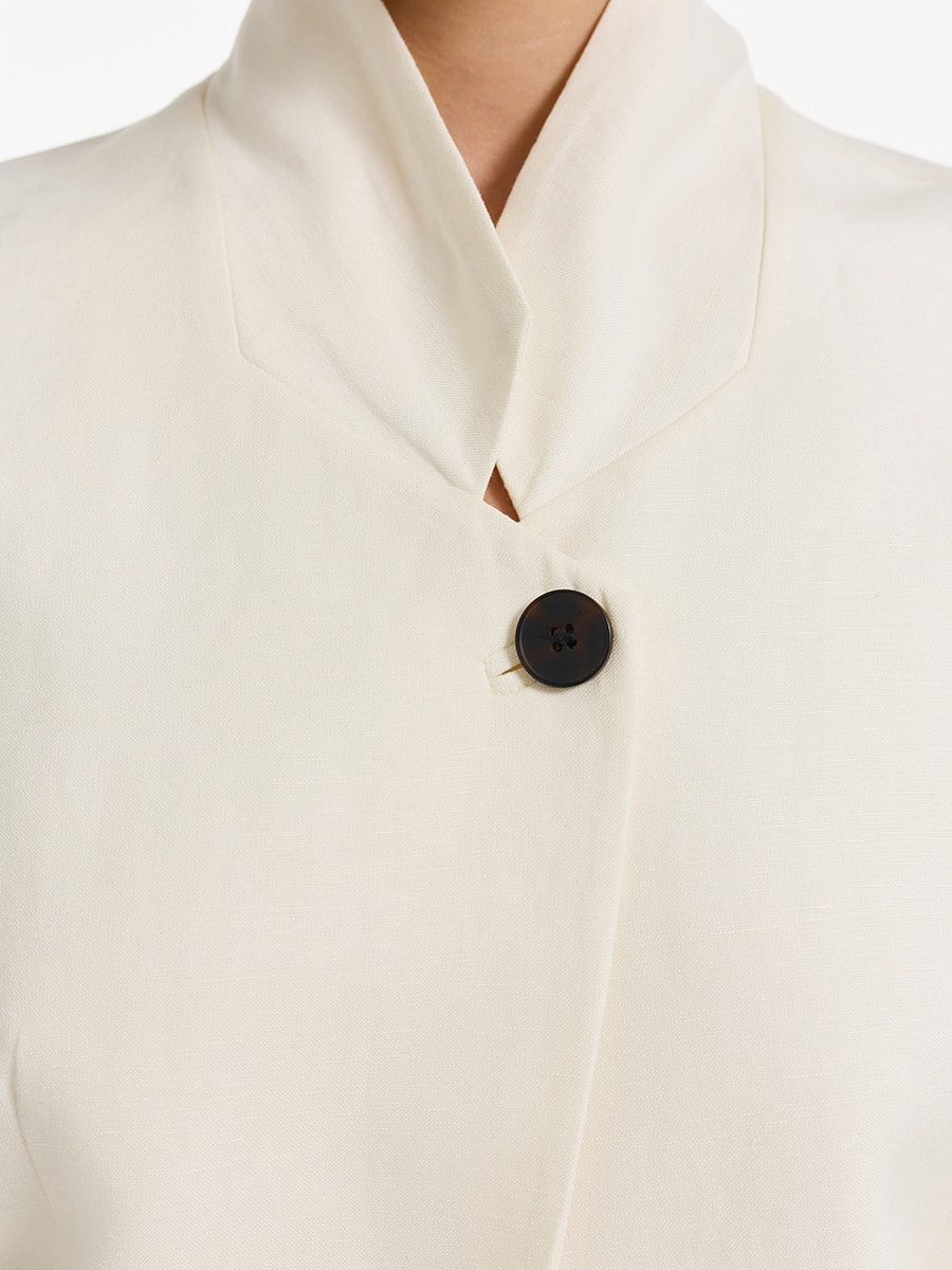 Жилет изо льна и вискозы