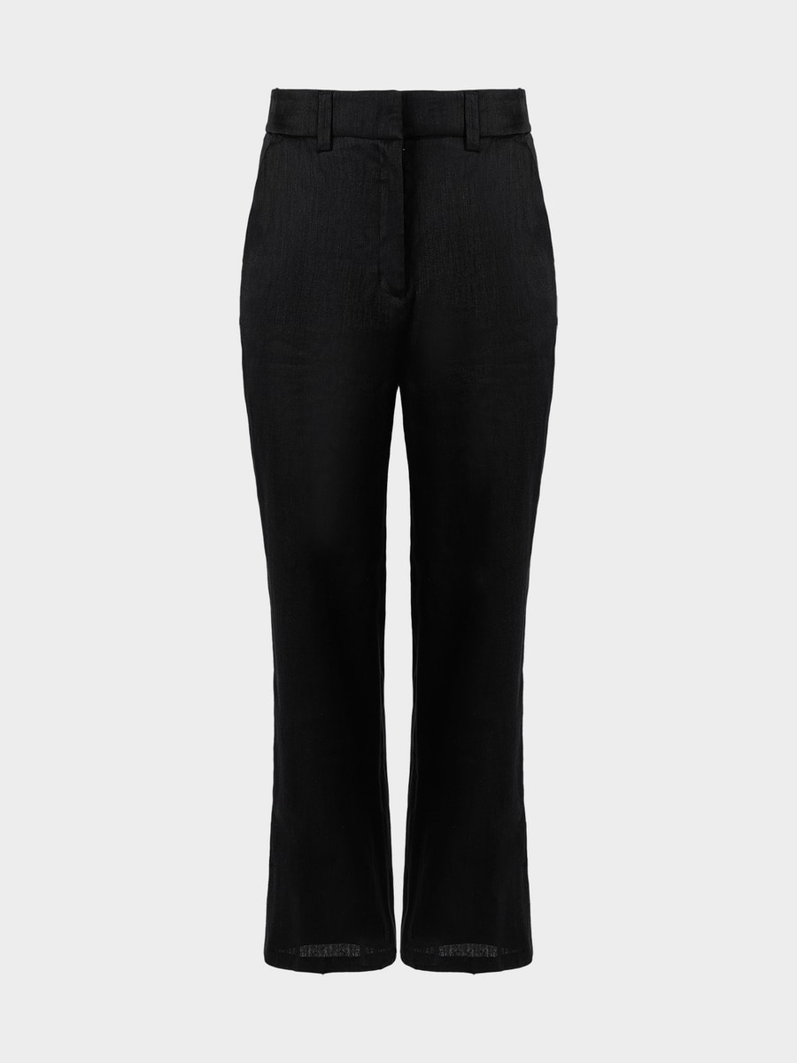 Брюки изо льна с вискозой