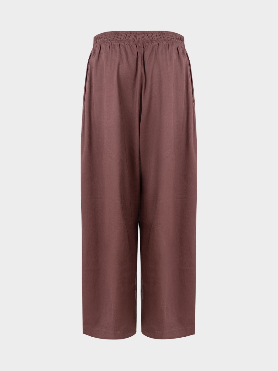 Брюки изо льна и вискозы