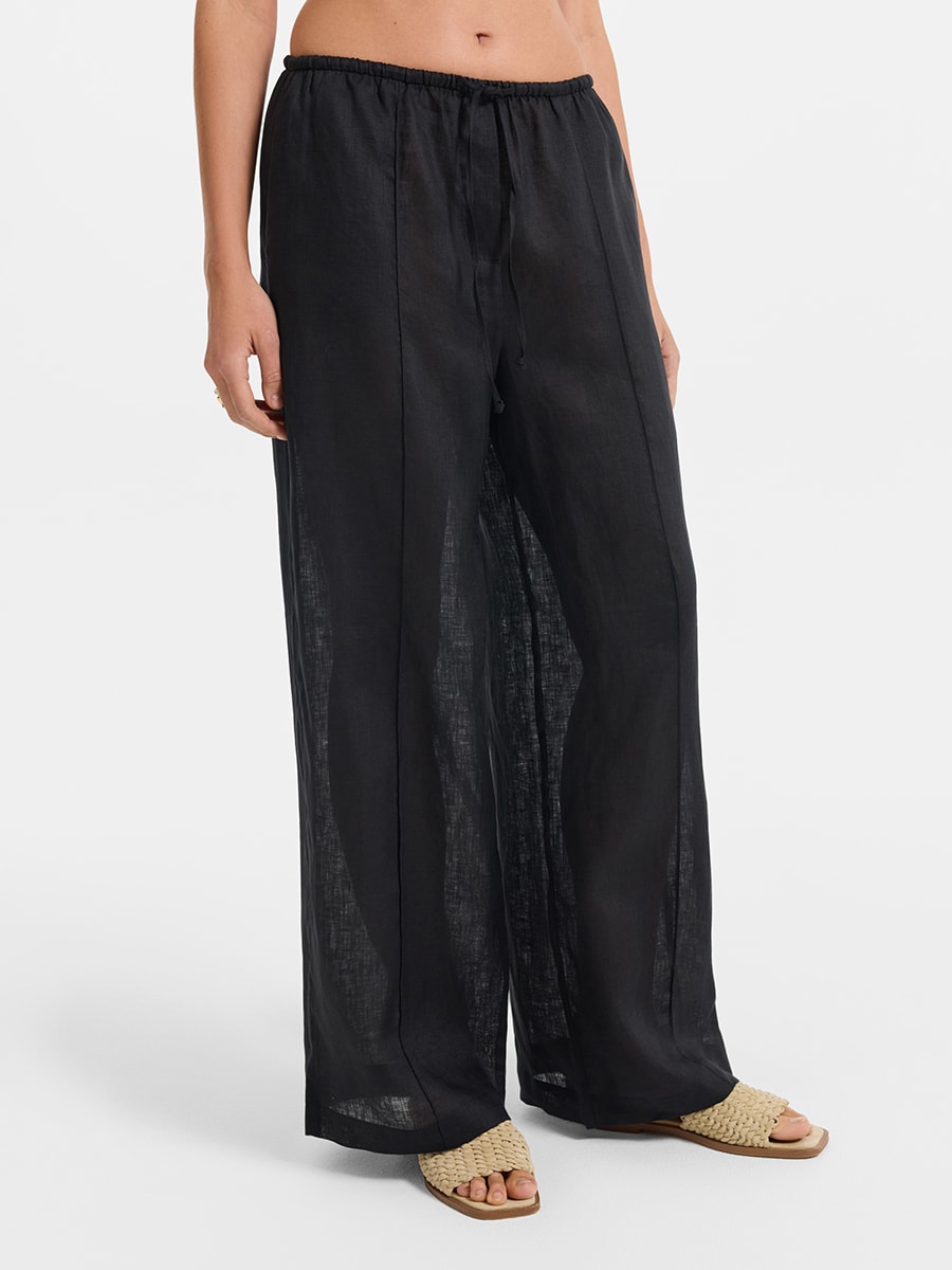 Брюки из 100% льна