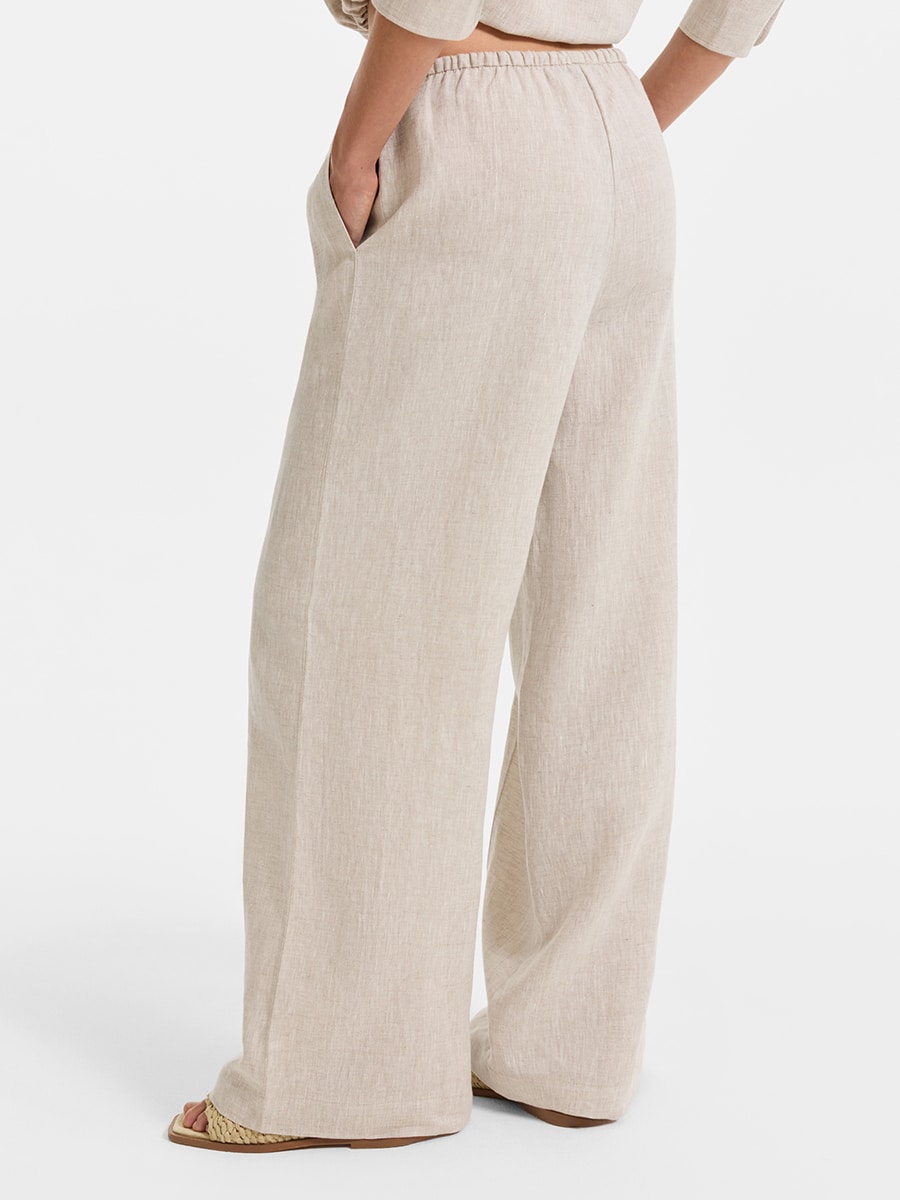 Брюки из 100% льна 