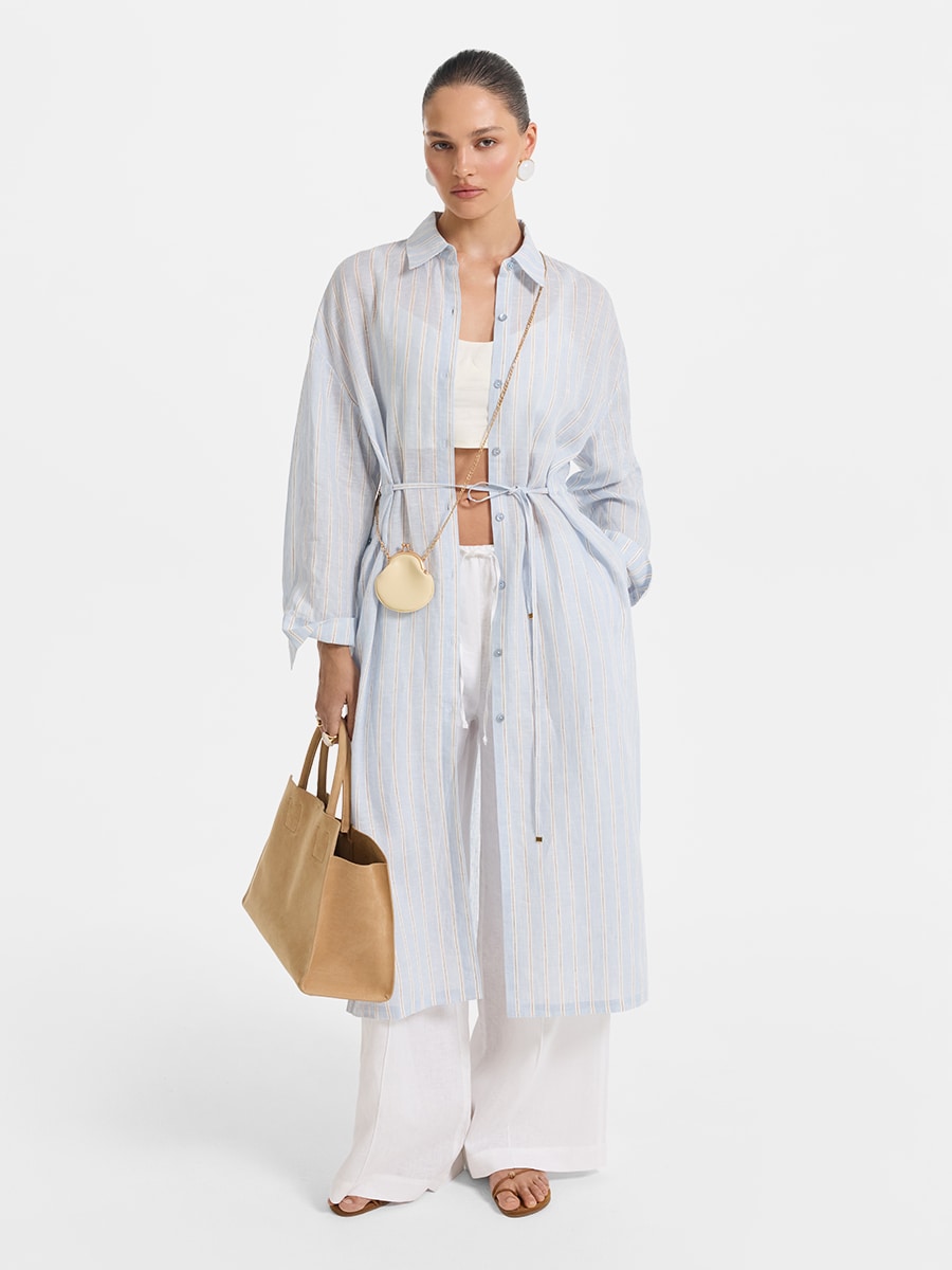 Брюки из 100% льна