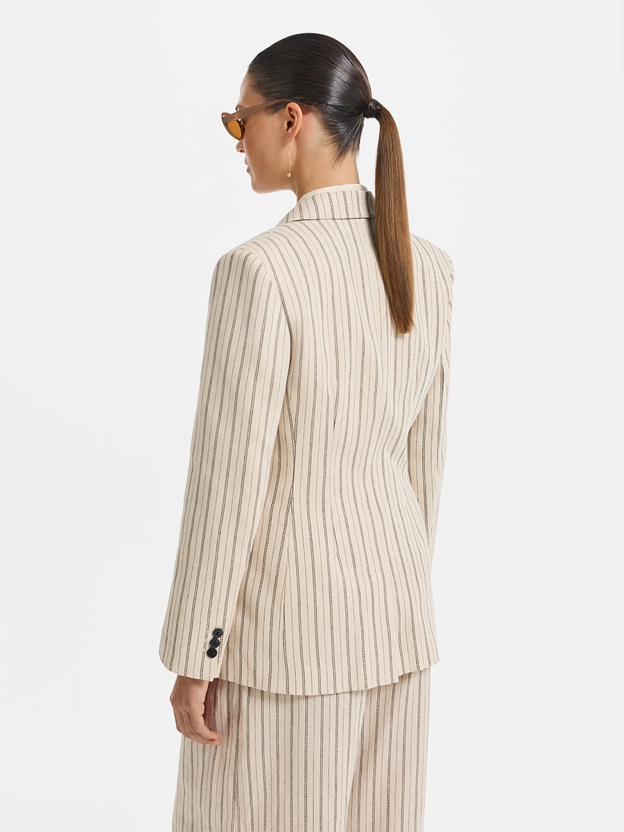 Жакет изо льна и вискозы