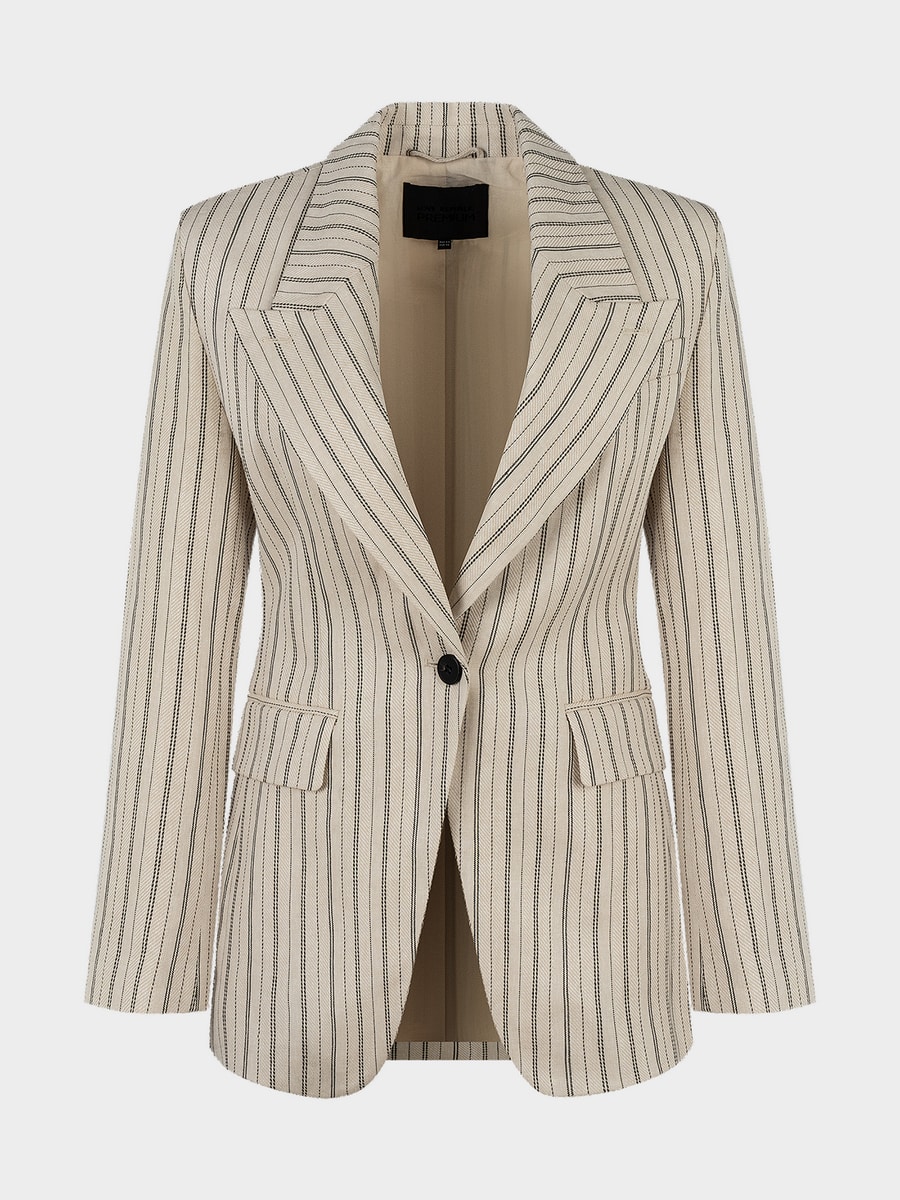 Жакет изо льна и вискозы