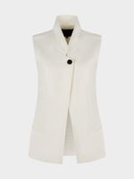 Жилет изо льна и вискозы