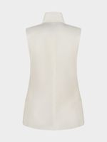 Жилет изо льна и вискозы