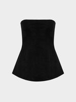 Топ изо льна и вискозы 