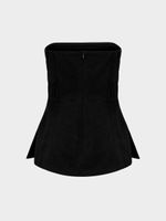 Топ изо льна и вискозы 